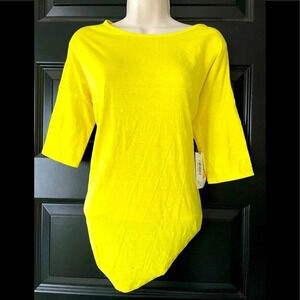 NWT- Yellow Lularoe Irma- size XS